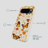 Seashell Monarch Butterfly Google Pixel 10/10 Pro Case