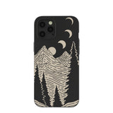 Black Moonlight Peaks iPhone 12 Pro Max Case