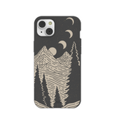Black Moonlight Peaks iPhone 14 Plus Case