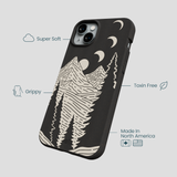 Black Moonlight Peaks iPhone 14 Plus Case