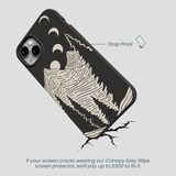 Black Moonlight Peaks iPhone 15 Plus Case