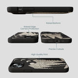 Black Moonlight Peaks iPhone 15 Plus Case