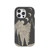 Black Moonlight Peaks iPhone 15 Pro Case