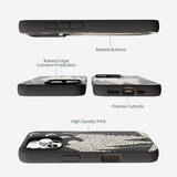 Black Moonlight Peaks iPhone 16 Pro Max Case