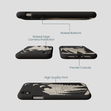 Black Moonlight Peaks iPhone XR Case