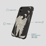 Black Moonlight Peaks iPhone XR Case