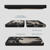 Black Moonlight Peaks Samsung Galaxy S25 Ultra Case
