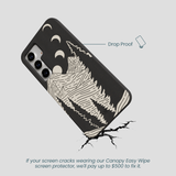 Black Moonlight Peaks Samsung Galaxy S25 Case