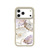 Clear Moonlit Oyster iPhone 17 Pro Max Case With London Fog Ridge (MagSafe included)