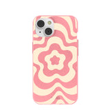 Bubblegum Pink Morning Flower iPhone 14 Case