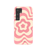 Bubblegum Pink Morning Flower Samsung Galaxy S24 Case
