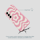 Bubblegum Pink Morning Flower Samsung Galaxy S24 Case