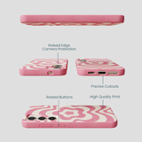 Bubblegum Pink Morning Flower Samsung Galaxy S24 Case