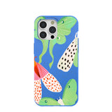 Electric Blue Mothopia iPhone 15 Pro Max Case