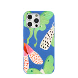 Electric Blue Mothopia iPhone 16 Pro Max Case