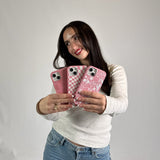 Bubblegum Pink Warped Checkers iPhone 11 Case