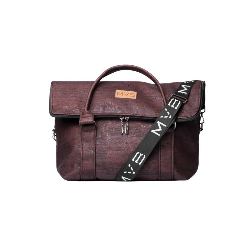 Versa Cork Messenger bag - Versa dark brown