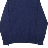 CHAPS Mens Jumper Blue High Neck Tight Knit L