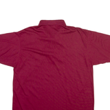 HANES Mens Polo Shirt Maroon XL