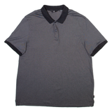 CALVIN KLEIN Mens Polo Shirt Grey XL