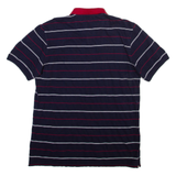 CHAPS Mens Polo Shirt Blue Striped L