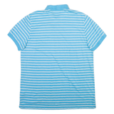 CHAPS Mens Polo Shirt Blue Striped L
