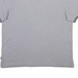CALVIN KLEIN Mens Polo Shirt Grey Striped L