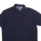 TOMMY HILFIGER Mens Polo Shirt Blue XL