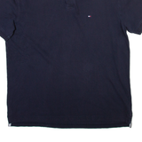 TOMMY HILFIGER Mens Polo Shirt Blue XL