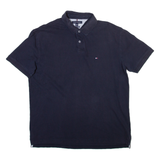TOMMY HILFIGER Mens Polo Shirt Blue XL