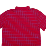 CHAPS Mens Polo Shirt Red Check 2XL