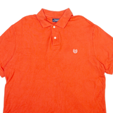 CHAPS Mens Polo Shirt Orange L