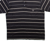 PAUL & SHARK Mens Polo Shirt Black Striped XL