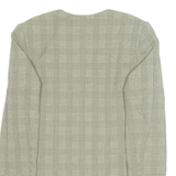 SLAP Womens Blazer Jacket Beige 90s Check M