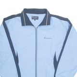 CHAMPION Mesh Lined Mens Track Jacket Blue M