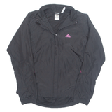 ADIDAS Mesh Lined Womens Windbreaker Jacket Black UK 16
