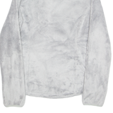 THE NORTH FACE Teddy Womens Fleece Jacket Grey 90s S