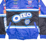 Racing Nascar Mens Jacket Blue USA L