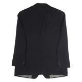 HUGO BOSS Mens Blazer Jacket Black Knit Wool M