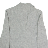 GAP Womens Blazer Jacket Grey Knit Wool UK 12