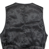 TEDDY'S Mens Blazer Waistcoat Black Leather M