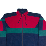 ALFA Mens Track Jacket Blue Colourblock XL