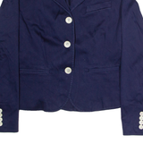 LAUREN RALPH LAUREN Womens Blazer Jacket Blue M