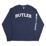 CHAMPION Butler Bulldogs Mens T-Shirt Blue Long Sleeve USA XL