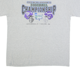 CHAMPION 2005 Football Championship Mens T-Shirt Grey USA XL