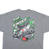 GILDAN Racing Mens T-Shirt Grey 2XL