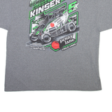 GILDAN Racing Mens T-Shirt Grey 2XL