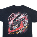 GILDAN Racing Mens T-Shirt Black L