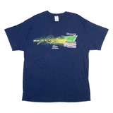 BEEFY Racing Mens T-Shirt Blue XL