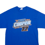PORT & COMPANY Racing Mens T-Shirt Blue L